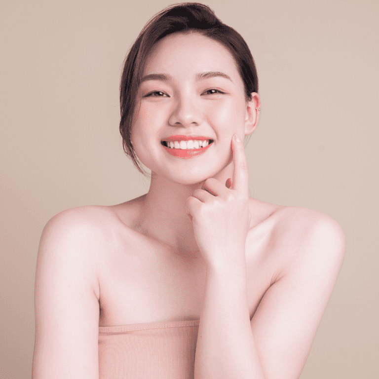 Young Women With Beautiful Skin