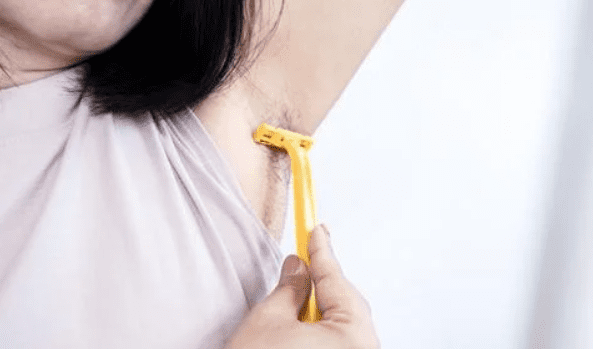 shaving pigmented underarms