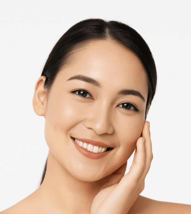 Woman with healthy, radiant skin