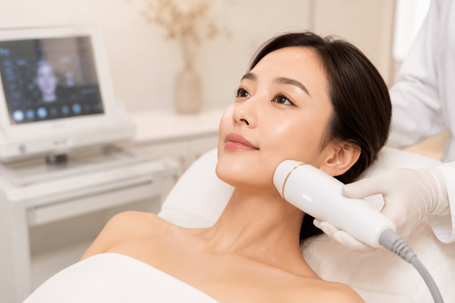 HIFU face lifting treatment at ClearSK